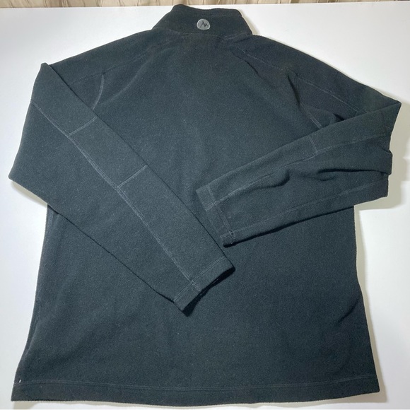 Marmot Polartec Men's M Classic Fleece 1/4 Zip Pullover Black Medium EUC - Picture 14 of 16